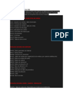 Tablas Del Modulo SD