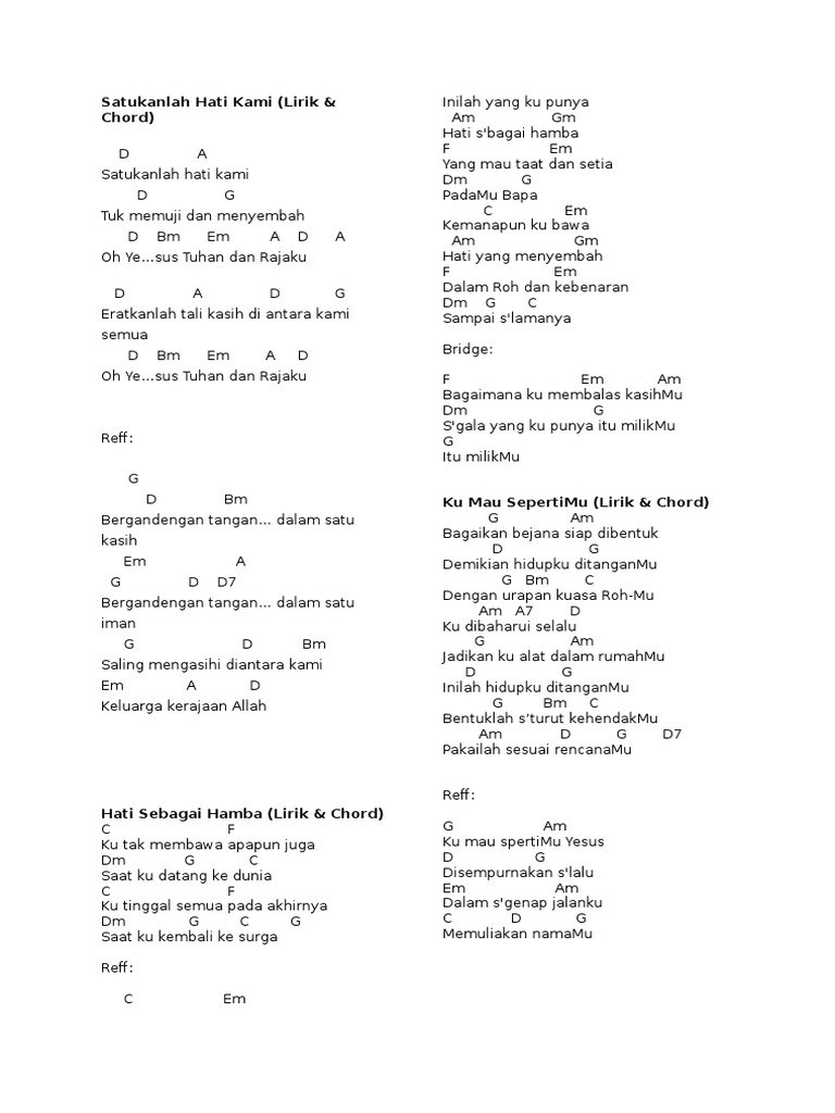 Chord Lagu