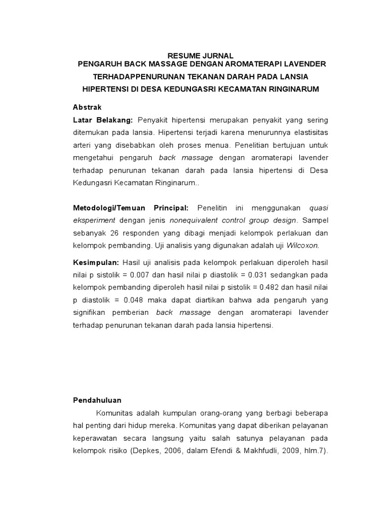 43+ Kumpulan Jurnal Tentang Hipertensi PNG