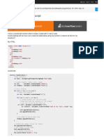 HTML - Create Table Using Javascript - Stack Overflow