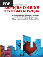 Anais - Espaços Comuns e Cidades de Exceção