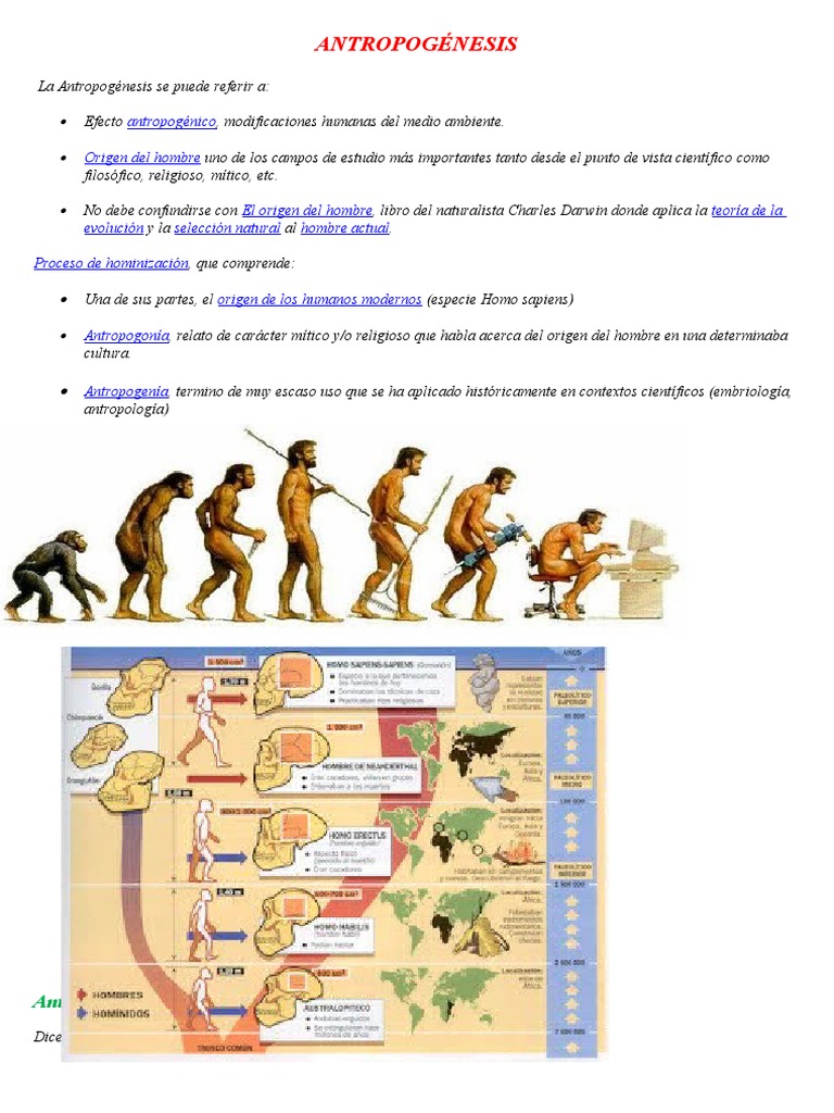 ANTROPOGÉNESIS | Descargar gratis PDF | Creacionismo | Universo