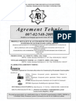 Agrement Tehnic 548 2009