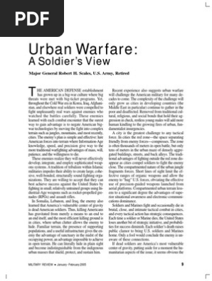 Urban Warfare Soldiers View