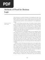 Methods of Proof For Boolean Logic