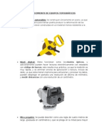 Reconocimiento de Equipos Topográficos