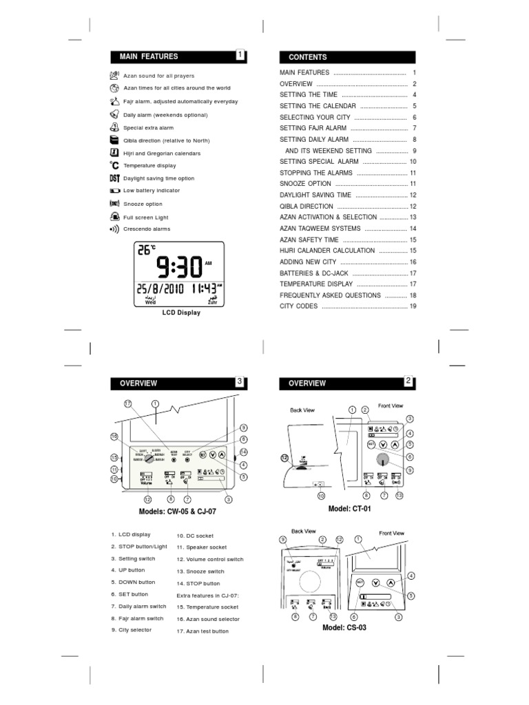Alfajr Clock Pdf Nature