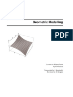 Geometric Modelling