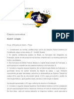 Direito Constitucional II Casos Concretos