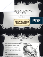 Immigration Act of 1924