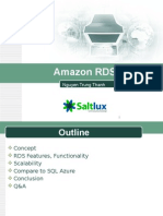Amazon RDS: Nguyen Trung Thanh