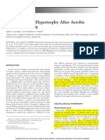 Skeletal Muscle Hypertrophy After Aerobic Exercise Training