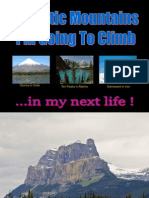 Osorno in Chile Ten Peaks in Alberta Damavand in Iran