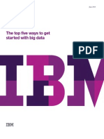 The Top Five Ways to Get Started With Big Data IBM