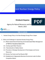 Japan's Current Nuclear Energy Policy - Hirobumi Kayama