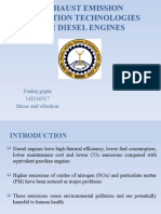 Exhaust Emission Reduction Technologies For Diesel Engines: Pankaj Gupta 142116517 Stress and Vibration