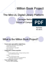The Million Book Project: The Mini-UL Digital Library Platform
