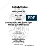 3-6-15 Certificate of Attendance Icwa