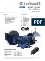 BT-WD 150/200: Wet - Dry Grinder