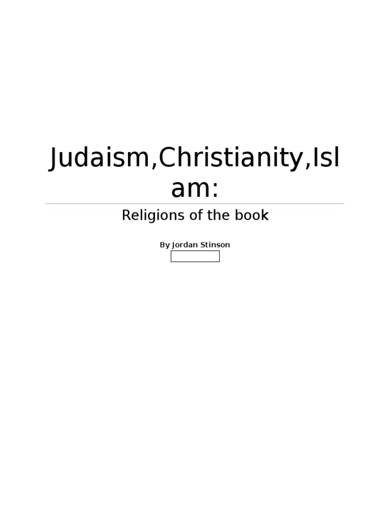 Abrahamic Religions Compared | PDF | Shia Islam | Sahabah