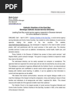 Download Catholic Charities of the East Bay  Develops Catholic Social Services Directory by Catholic Charities of the East Bay SN261389917 doc pdf