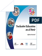 Informe Nacional Inclusión Educativa en El Perú