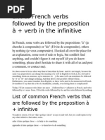 List of French Verbs Followed by The Preposition À