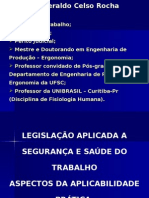 Legislação Aplicada A Segurança e Saúde Do Trabalho