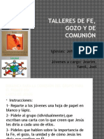 Talleres de Fe, Gozo y de Comunión CORRECTA