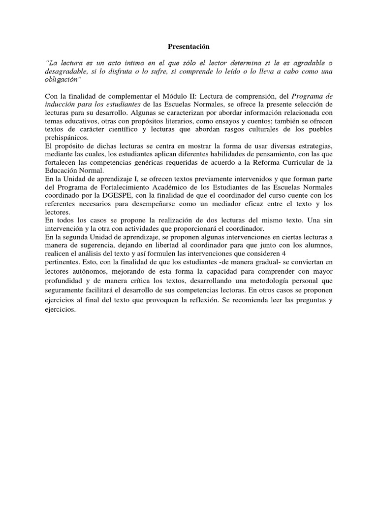 Estrategias para Comprensión Lectora | PDF | Lectura (proceso) | Palabra