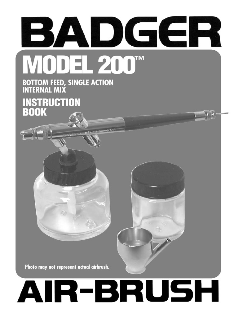 Badger AirBrush Model 200 Paint Ventilation (Architecture)