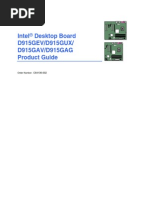 Intel D915gav D915gag D915gev D915gux Productguide English