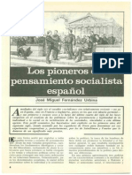 Los Pioneros Del Pensamiento Socialista Español