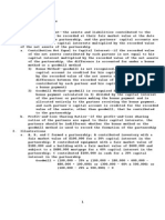 Accounting For Partnerships A. Formation 1. Accounting