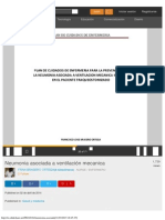 Neumonia Asociada A Ventilación Mecanica