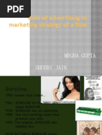 Download Role of Advertising in Marketing Strategy Of by megh9 SN26140888 doc pdf