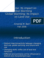 Land Use: Its Impact On Global Warming