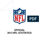 2013 Official Nfl Statistics