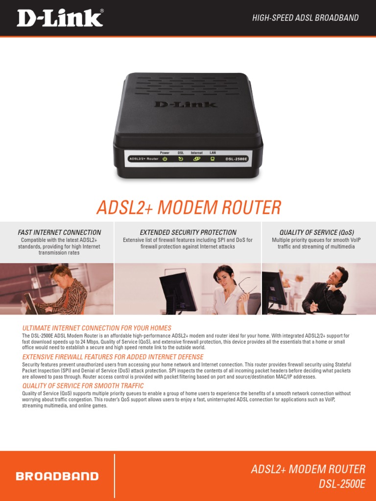 Dsl-2500e b1 Datasheet 01wwdraft02 | PDF | Quality Of Service | Router ...