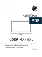  LCD TV AWA MSDV3213 03 D0 Uzer Manual