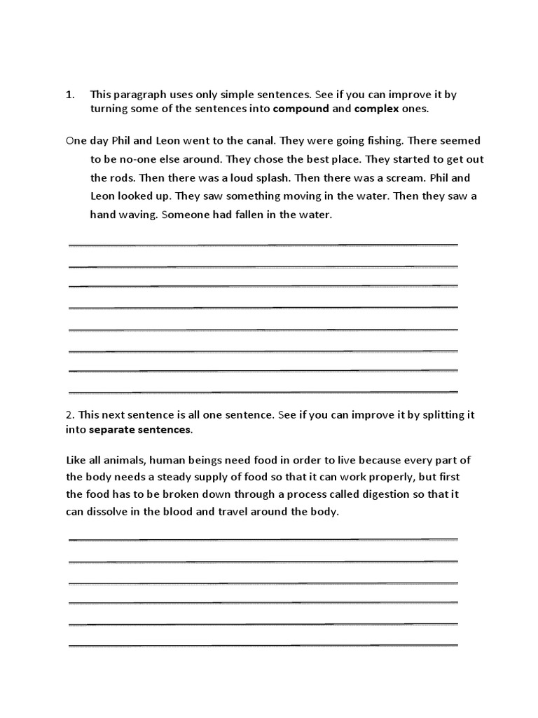Converting Sentences | PDF