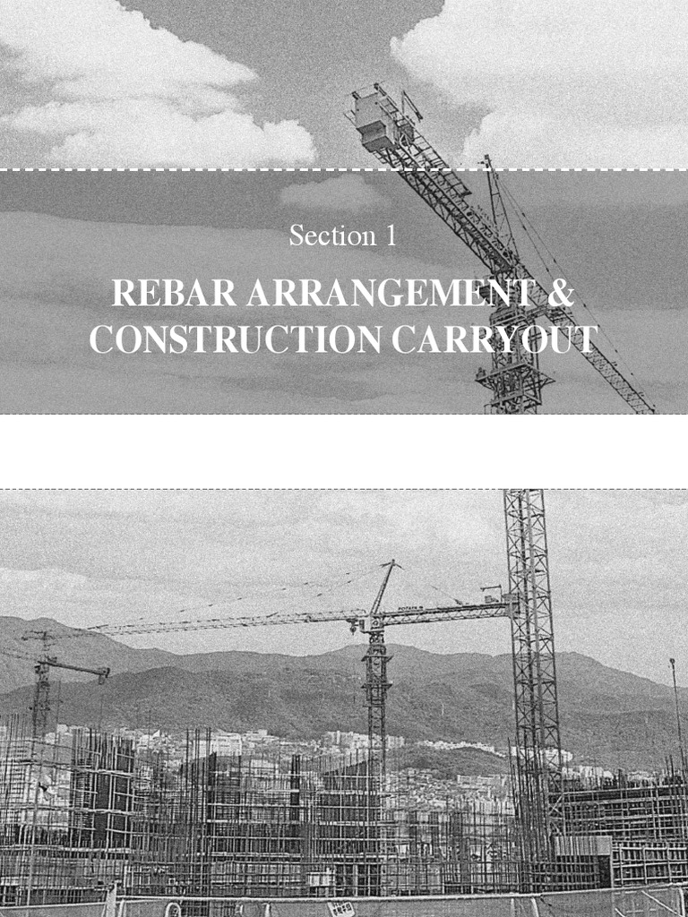 Rebar Arrangement and Construction Carryout PDF Deep Foundation Column