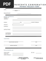 Payment Request Form Template | PDF