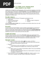 S15 PSA Assignment Packet