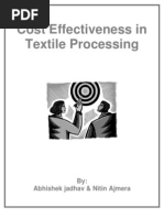 Download Cost Effectiveness in Textile Processing by sathieswaran SN26142553 doc pdf