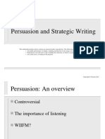 Persuasion and Strategic Writing