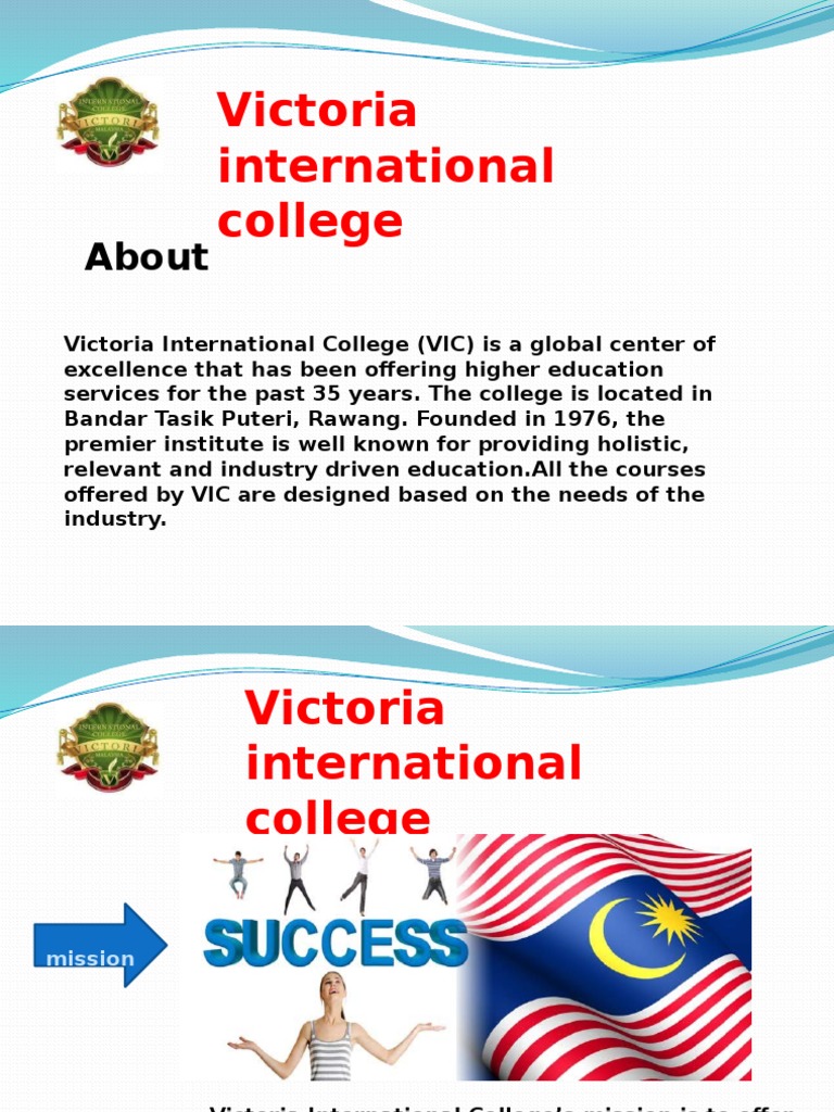 Victoria International College Overview | PDF