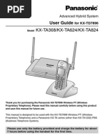 Cable And Wireless Cwd2600 Manual