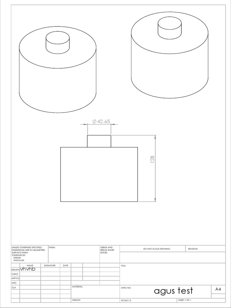 Technical Drawing Specifications | PDF