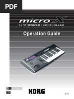 KORG micro X シンセサイザー/コントローラー ブラック 説明書付き KORG micro X シンセサイザー/コントローラー ブラック 説明書付き